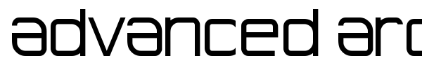 Advanced Architecture font preview
